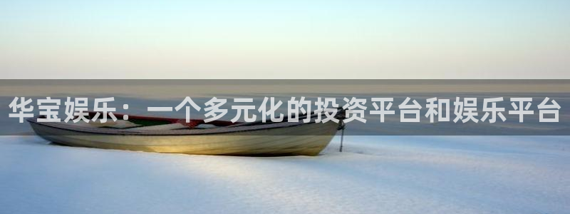 极悦娱乐加拿大app预测：华宝娱乐：一个多元化的投资平台和娱乐平台