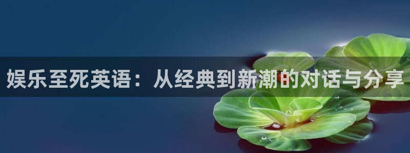 极悦娱乐网址：娱乐至死英语：从经典到新潮的对话与分享